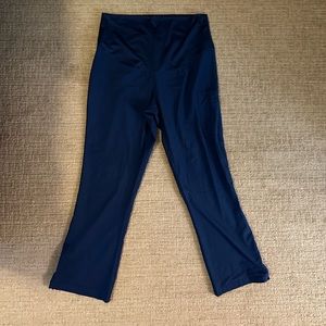 Maternity scrub pants. Navy blue